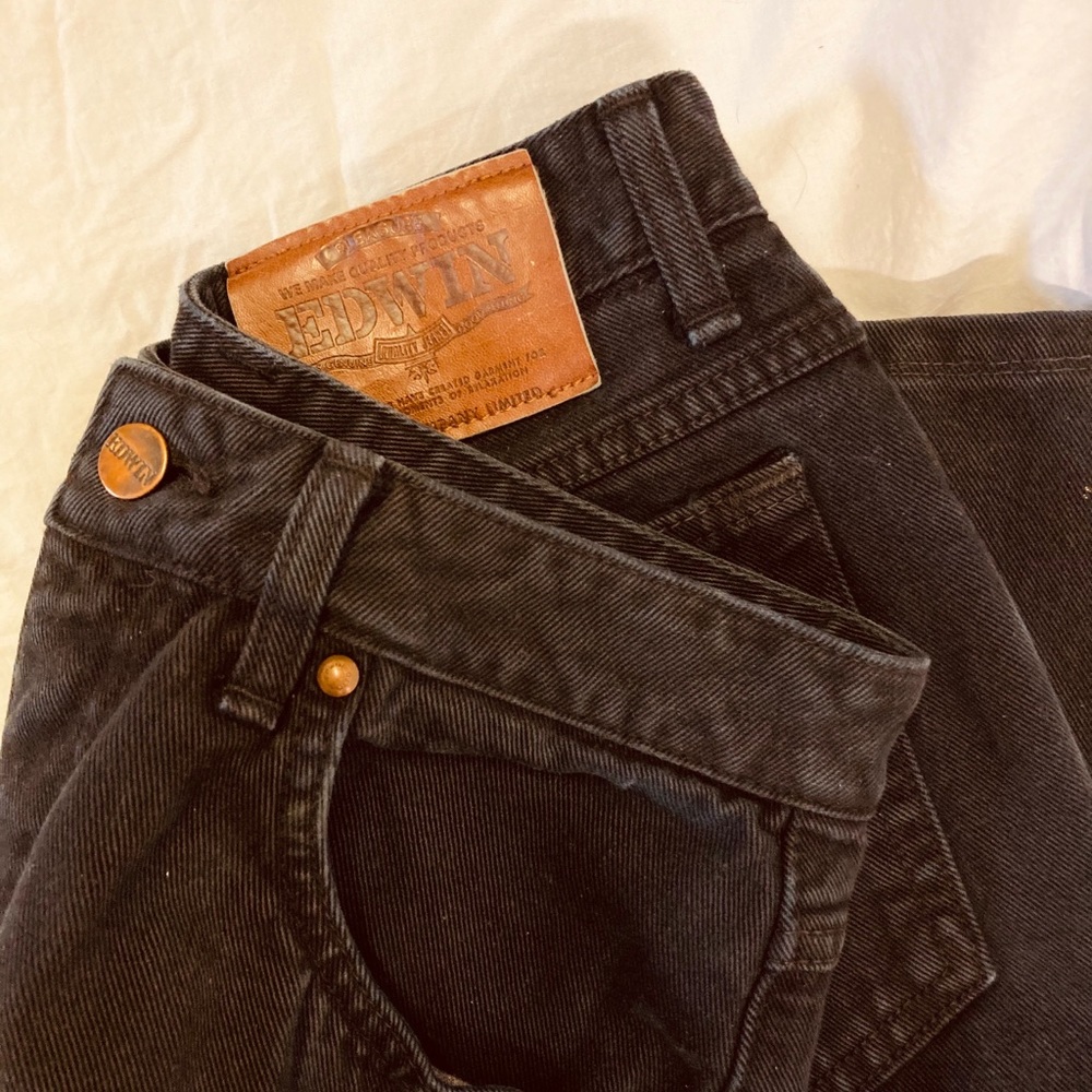Edwin International black jeans